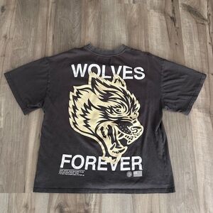 Darc Sport Wolves Forever Black Graphic T-Shirt